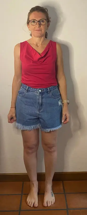 Foto di esempio con shorts